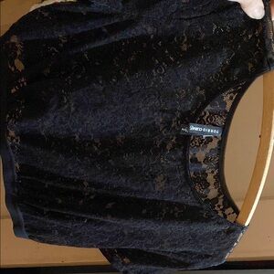 Torrid Black Lace Top